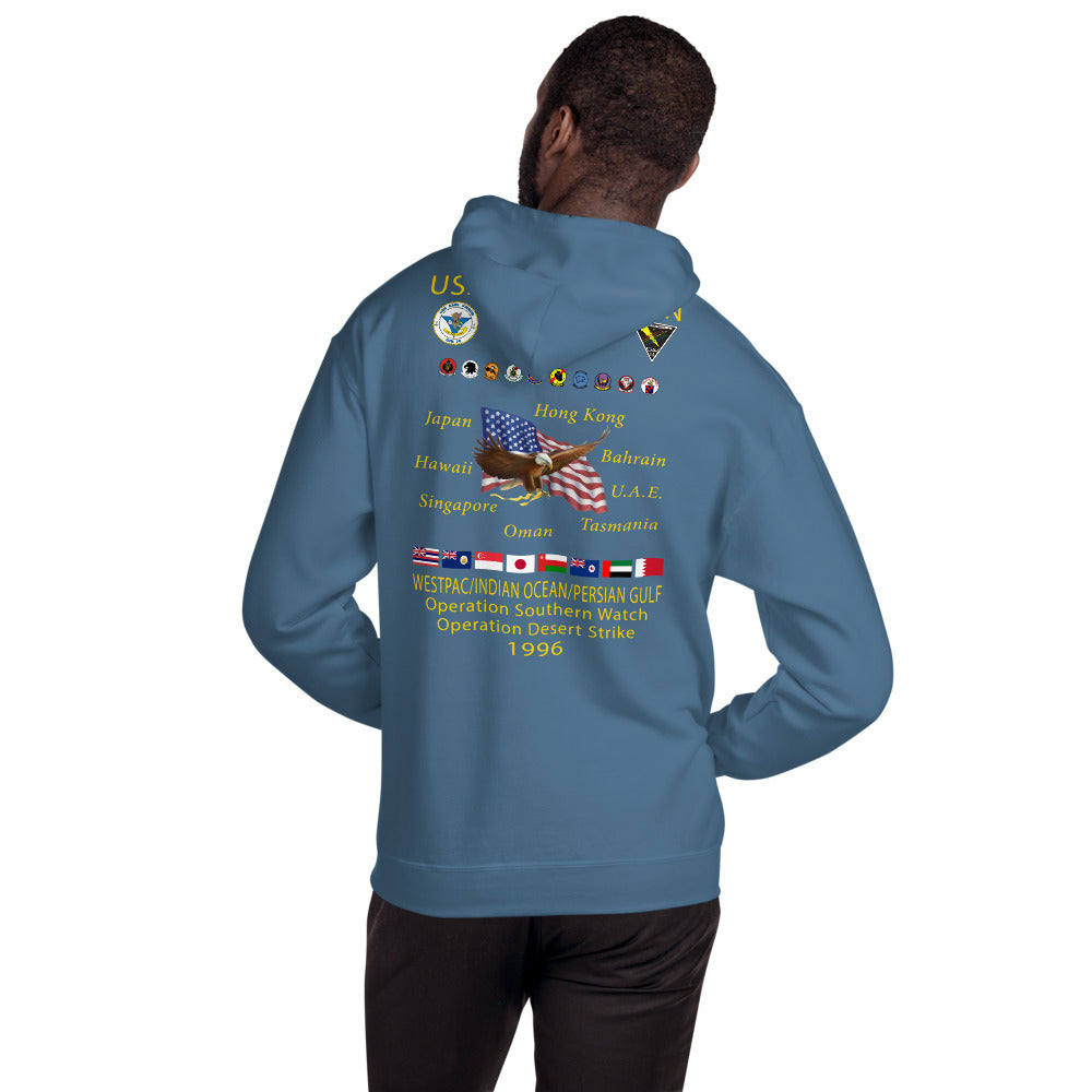 USS Carl Vinson (CVN-70) 1996 Cruise Hoodie