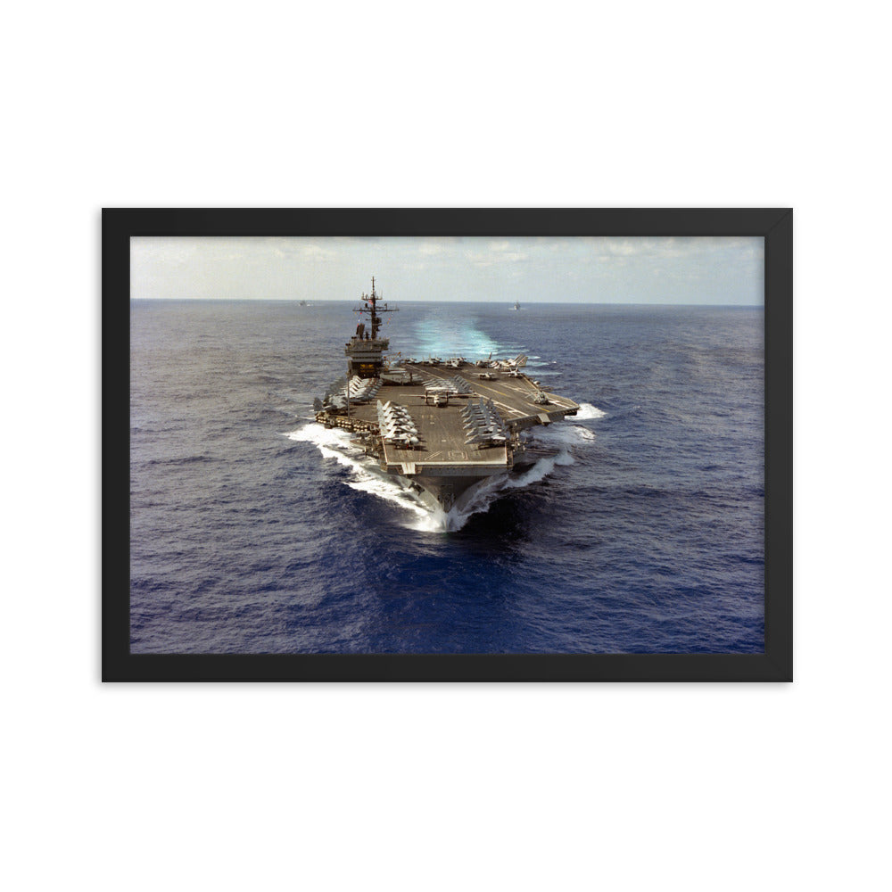 USS John F. Kennedy (CV-67) Framed Ship Photo