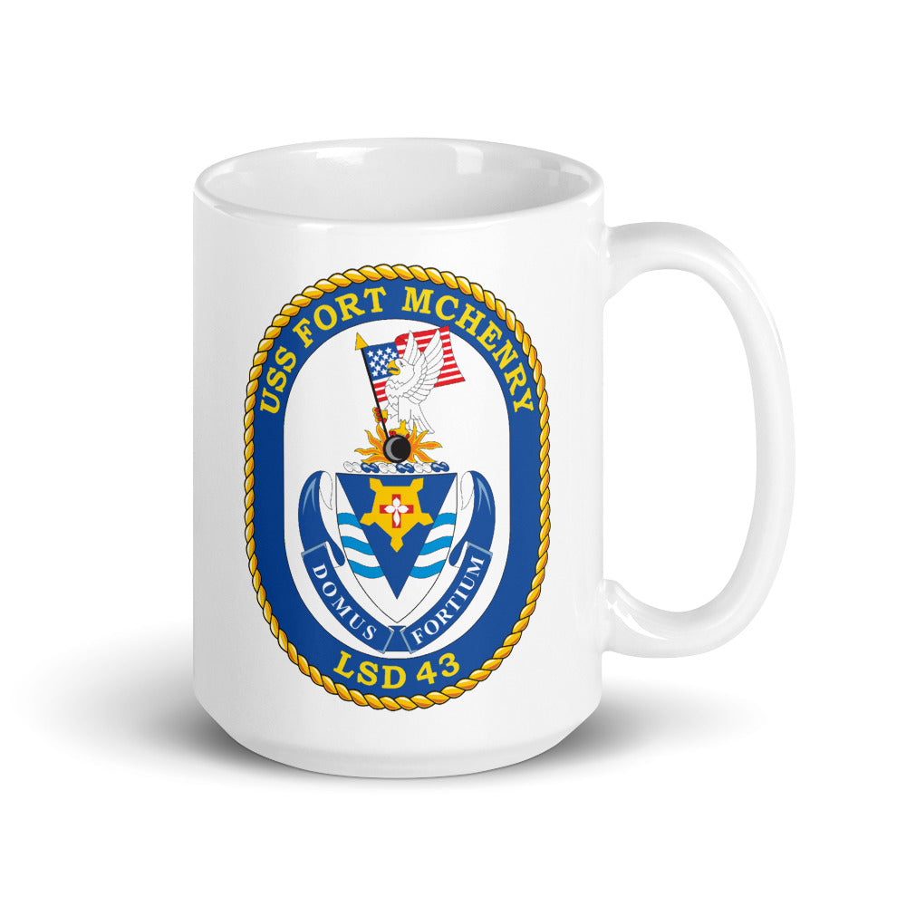USS Fort McHenry (LSD-42) Ship's Crest Mug