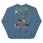 USS Carl Vinson (CVN-70) 2018 Cruise Sweatshirt - FAMILY