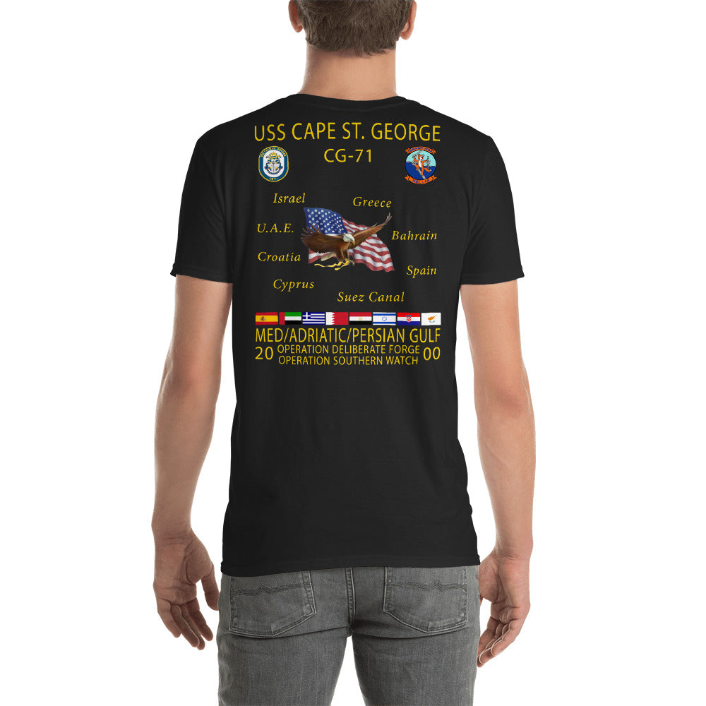 USS Cape St George (CG-71) 2000 Cruise Shirt