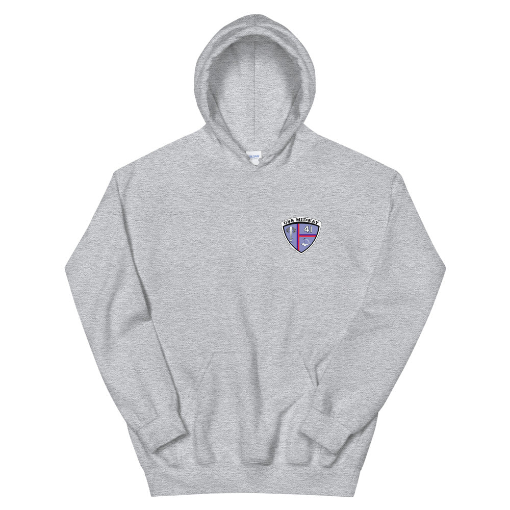USS Midway (CVA/CV-41) Ship's Crest Hoodie