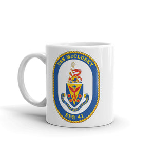 USS McClusky (FFG-41) Ship's Crest Mug