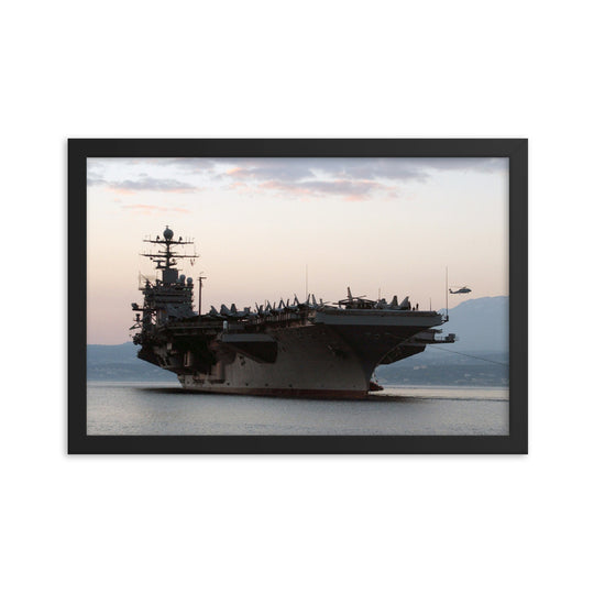 USS Theodore Roosevelt (CVN-71) Framed Ship Photo