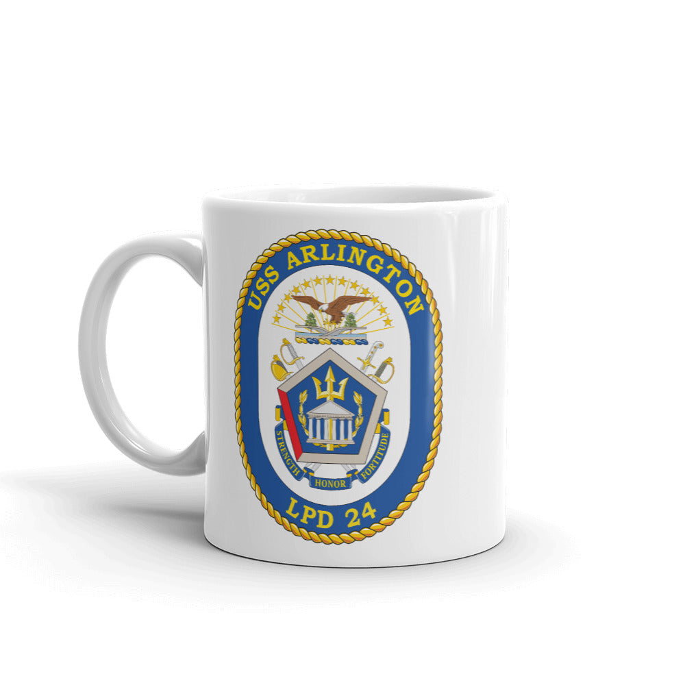 USS Arlington (LPD-24) Ship's Crest Mug