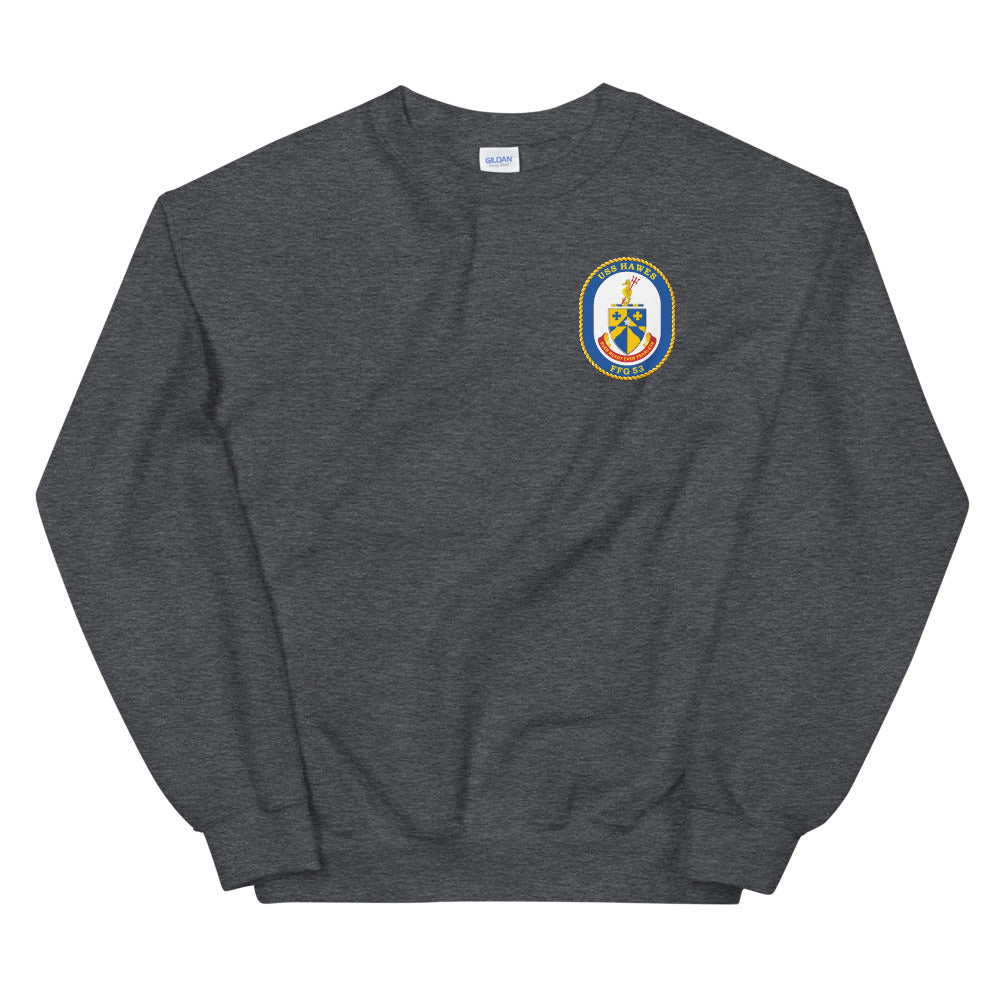 USS Hawes (FFG-53) Ship's Crest Sweatshirt