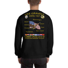 Load image into Gallery viewer, USS Gravely (DDG-107) 2015-16 Cruise Sweatshirt