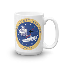 Load image into Gallery viewer, USS Constellation (CV-64) Ship&#39;s Crest Mug