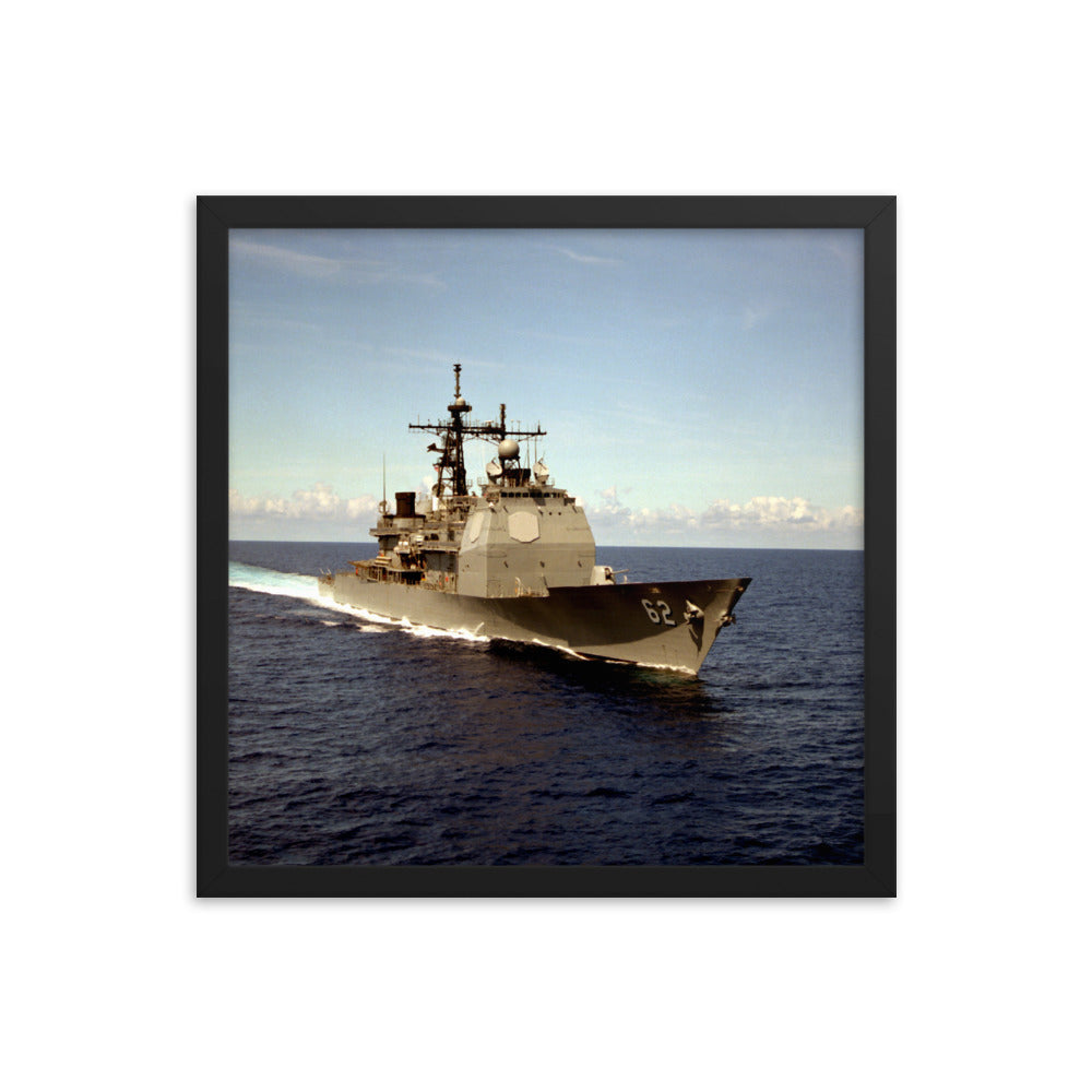 USS Chancellorsville (CG-62) Framed Ship Photo