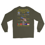 USS Constellation (CV-64) 2001 Long Sleeve Cruise Shirt - FAMILY