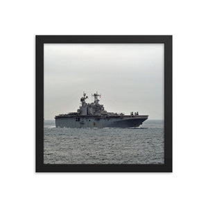 USS Peleliu (LHA-5) Framed Ship Photo