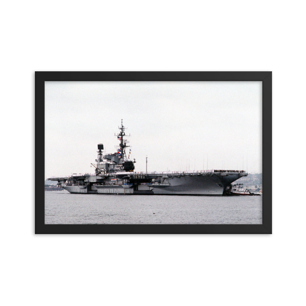 USS Midway (CV-41) Framed Ship Photo