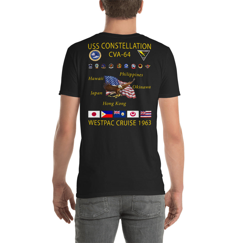 USS Constellation (CVA-64) 1963 Cruise Shirt