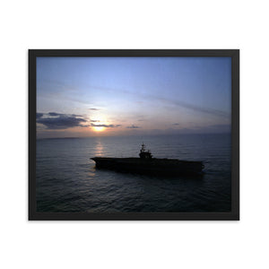 USS Ranger (CV-61) Framed Ship Photo