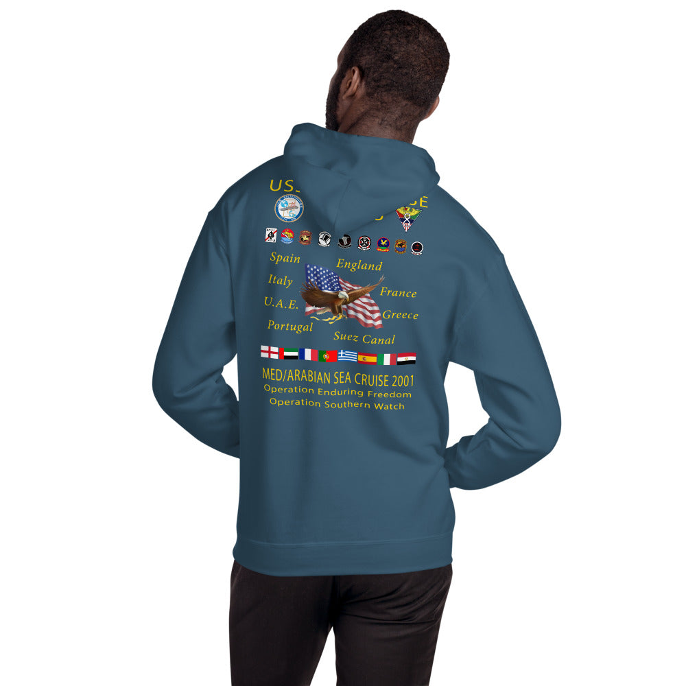 USS Enterprise (CVN-65) 2001 Cruise Hoodie