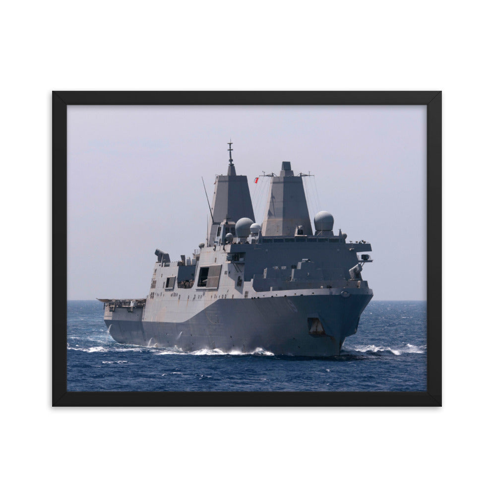 USS Mesa Verde (LPD-19) Framed Ship Photo