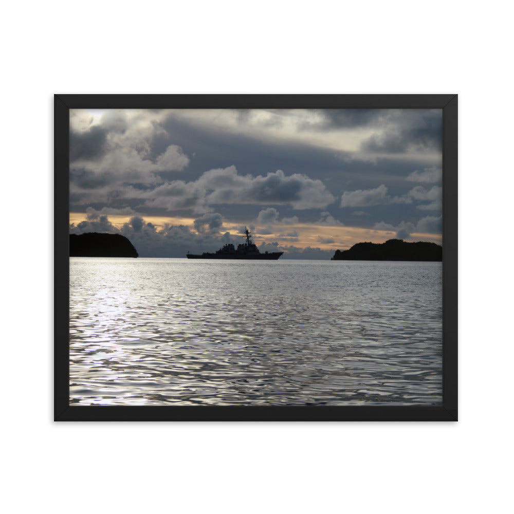 USS Benfold (DDG-65) Framed Ship Photo