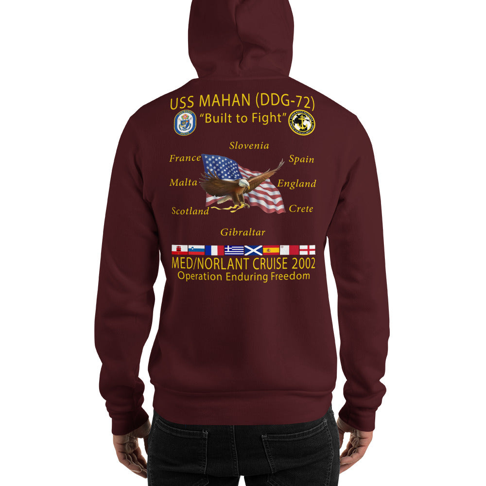 USS Mahan (DDG-72) 2002 Cruise Hoodie