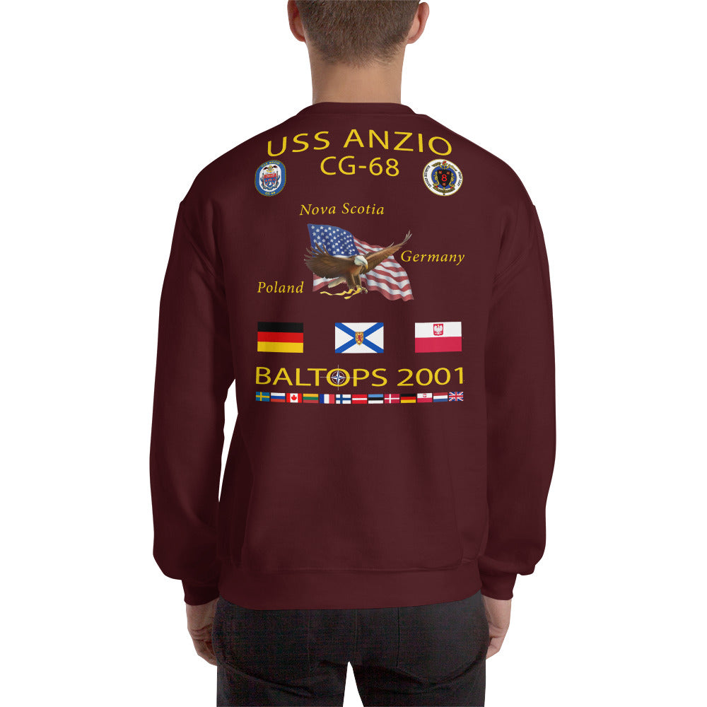 USS Anzio (CG-68) 2001 Cruise Sweatshirt