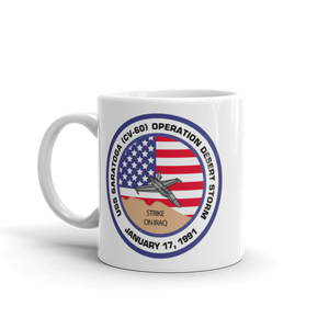 USS Saratoga (CV-60) Operation Desert Storm Mug