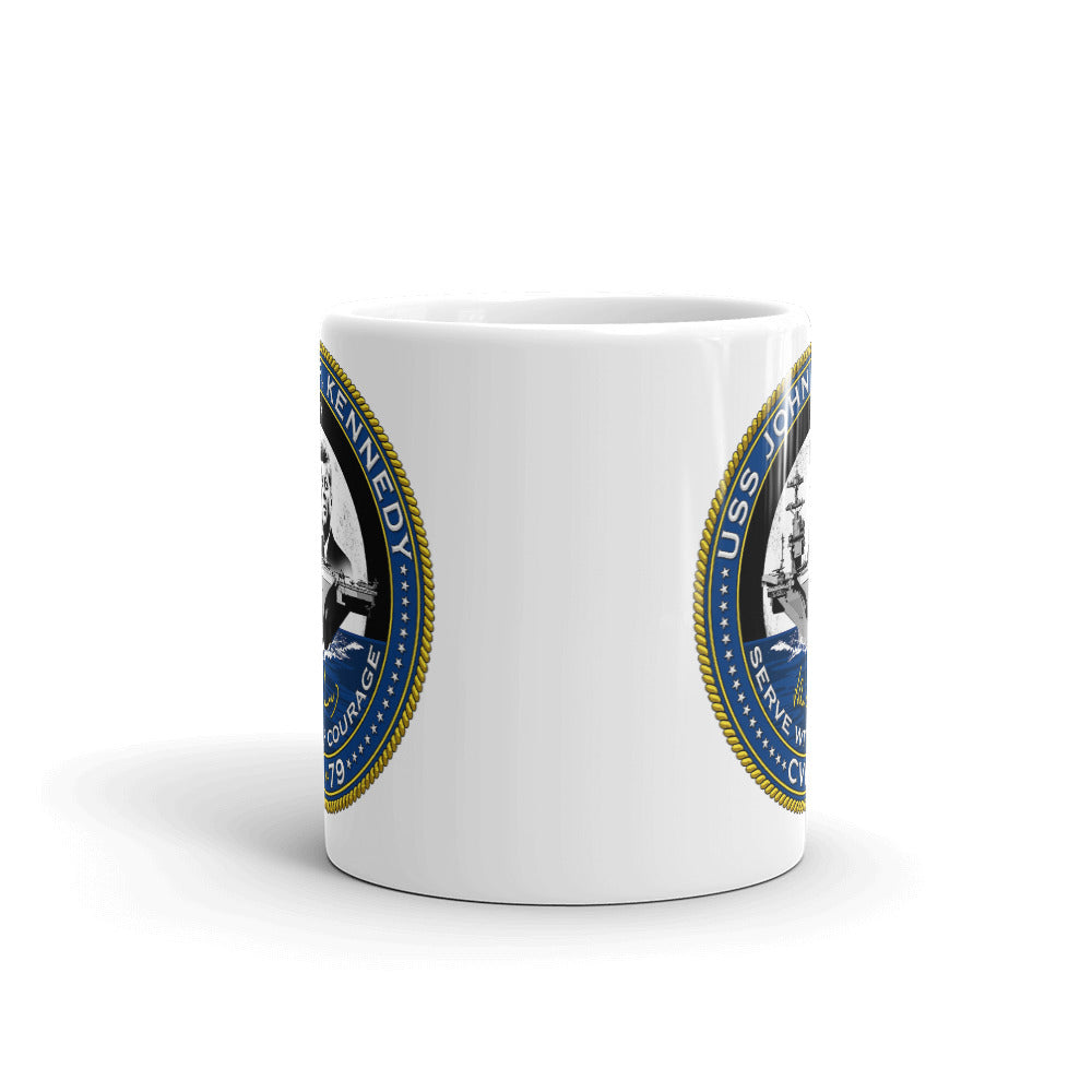 USS John F. Kennedy (CVN-79) Ship's Crest Mug