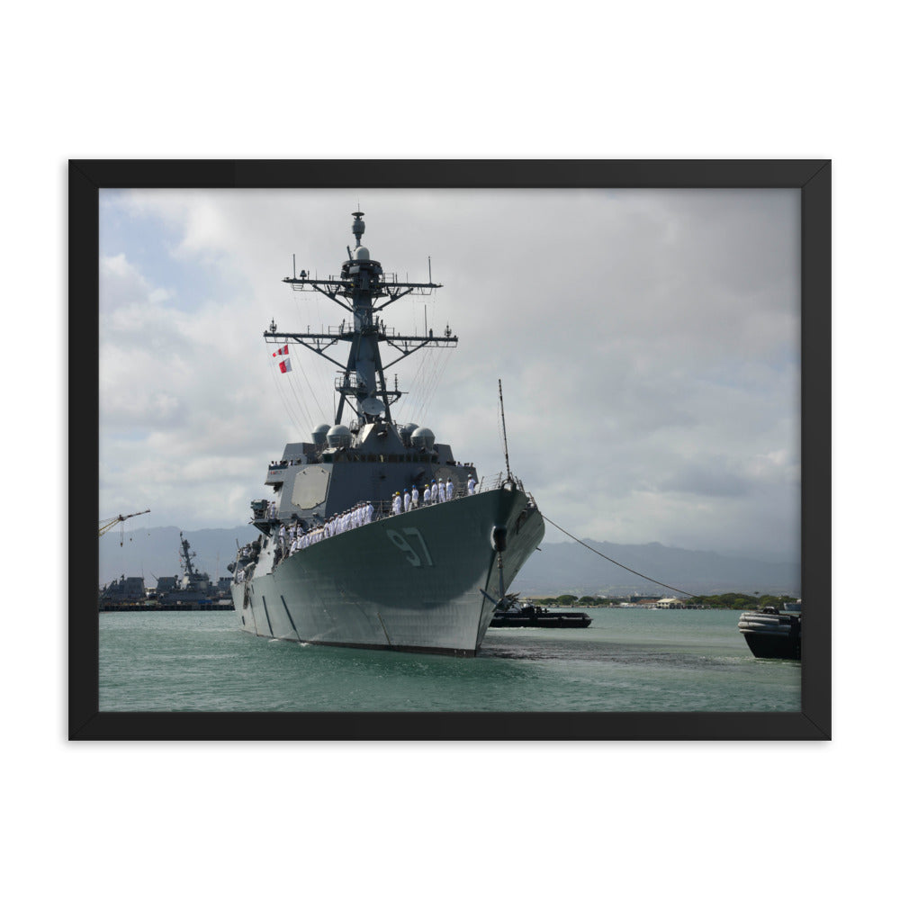 USS Halsey (DDG-97) Framed Ship Photo