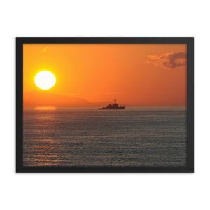 USS Higgins (DDG-76) Framed Ship Photo