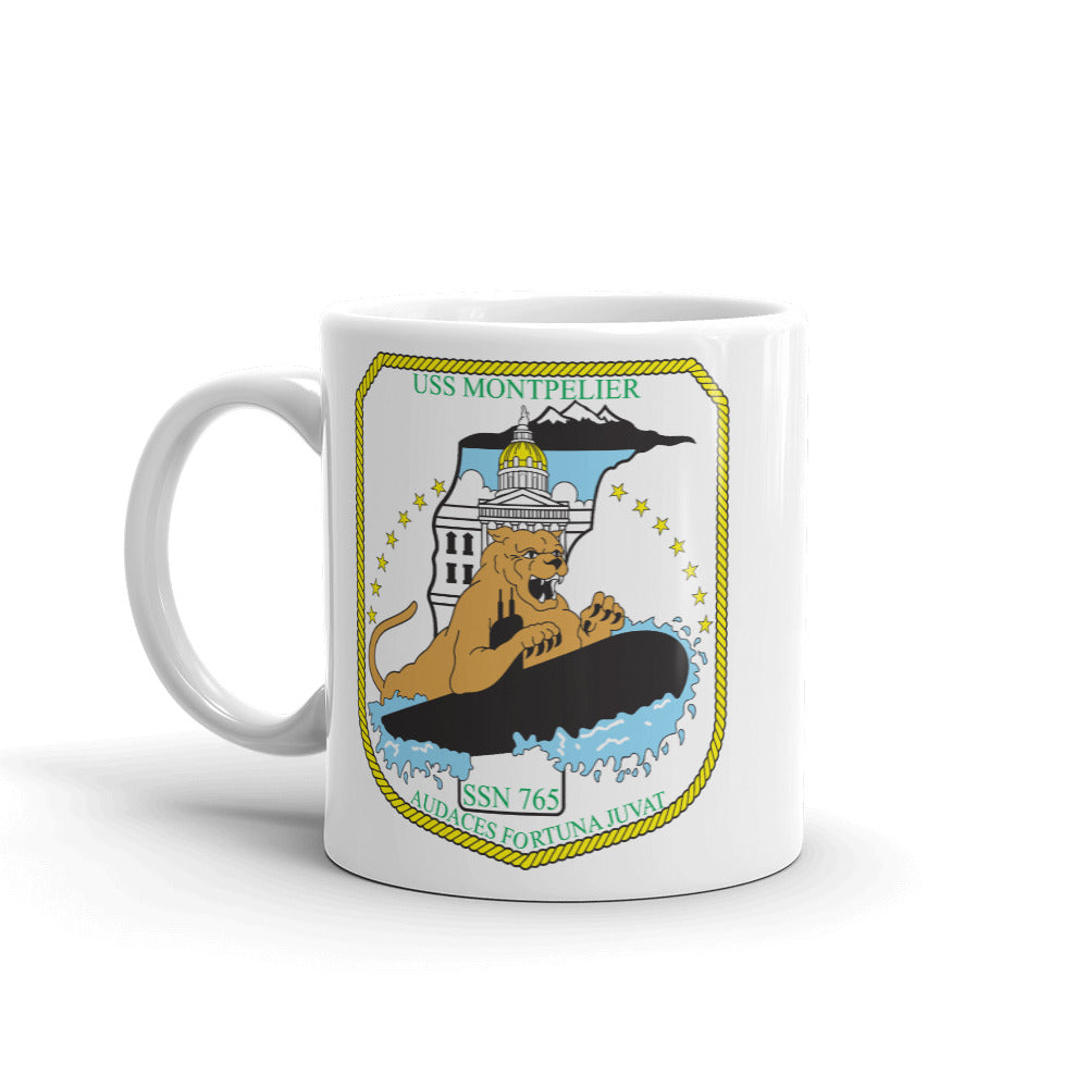 USS Montpelier (SSN-765) Ship's Crest Mug