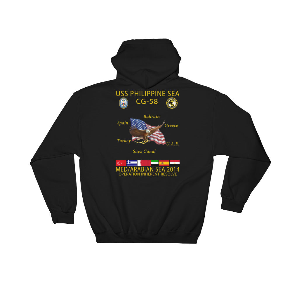USS Philippine Sea (CG-58) 2014 Cruise Hoodie