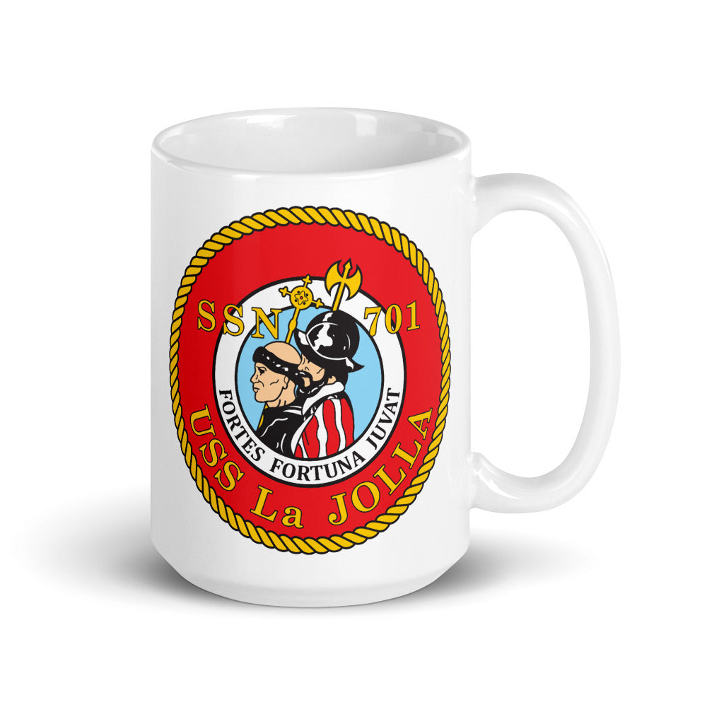 USS La Jolla (SSN-701) Ship's Crest Mug