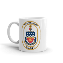 Load image into Gallery viewer, USS Briscoe (DD-977) Ship&#39;s Crest Mug