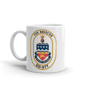 USS Briscoe (DD-977) Ship's Crest Mug