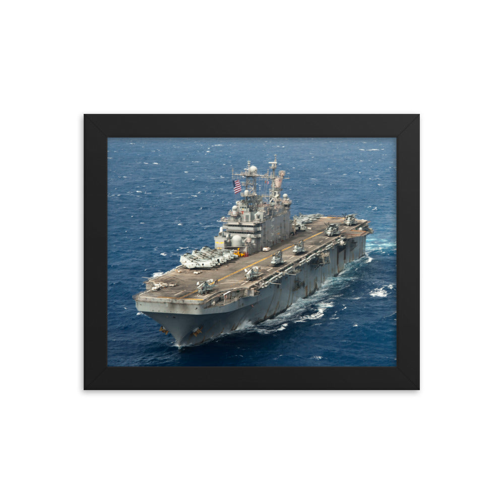 USS Peleliu (LHA-5) Framed Ship Photo