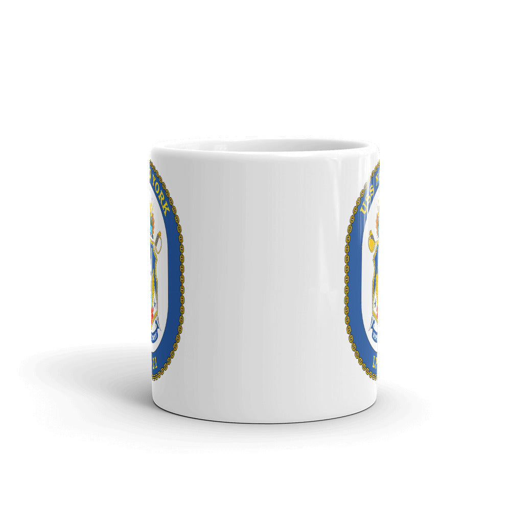 USS New York (LPD-21) Ship's Crest Mug