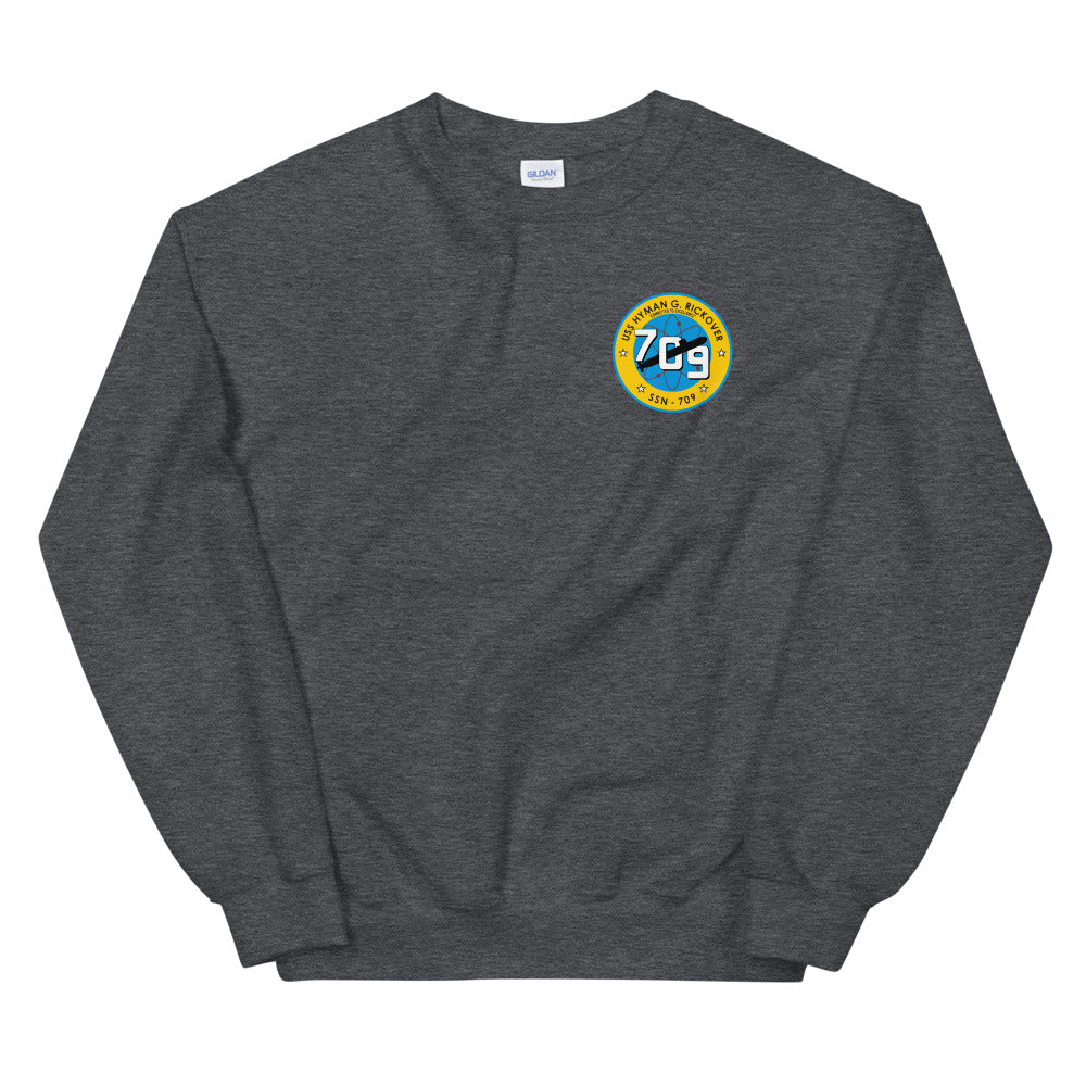 USS Hyman G. Rickover (SSN-709) Ship's Crest Sweatshirt