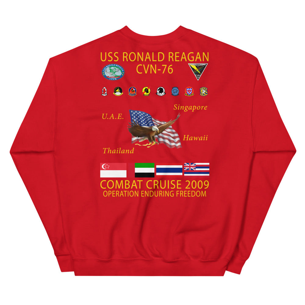 USS Ronald Reagan (CVN-76) 2009 Cruise Sweatshirt
