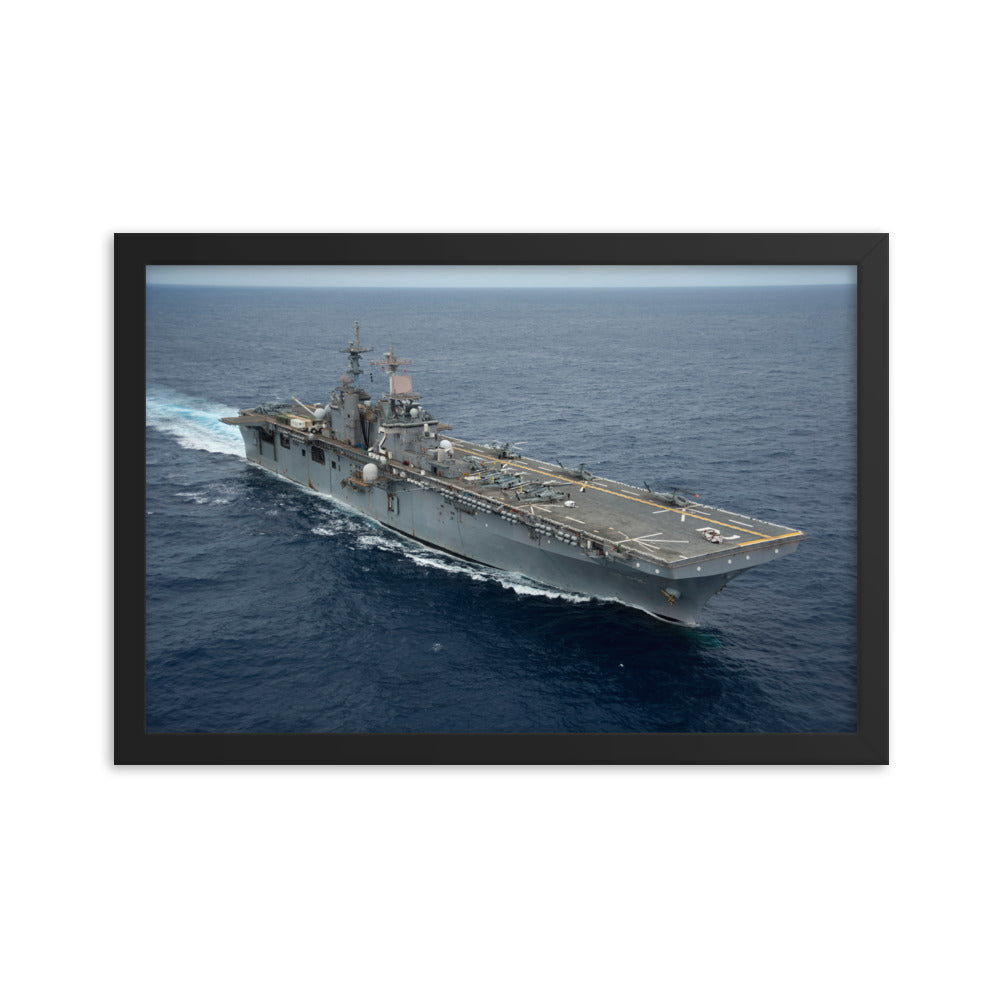 USS Essex (LHD-2) Framed Ship Photo