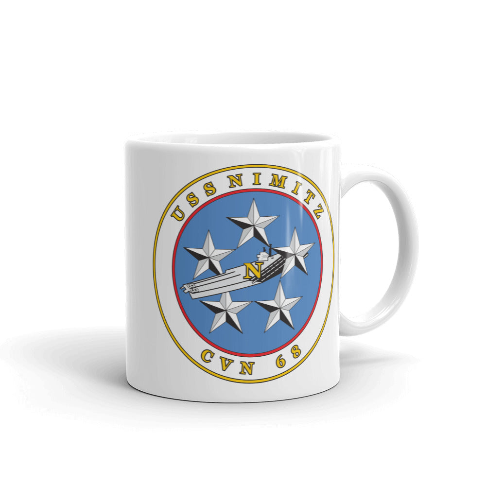 USS Nimitz (CVN-68) Ship's Crest Mug