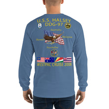 Load image into Gallery viewer, USS Halsey (DDG-97) 2008 Long Sleeve Cruise Shirt