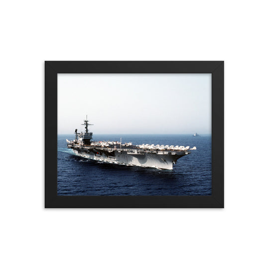 USS John F. Kennedy (CV-67) Framed Ship Photo