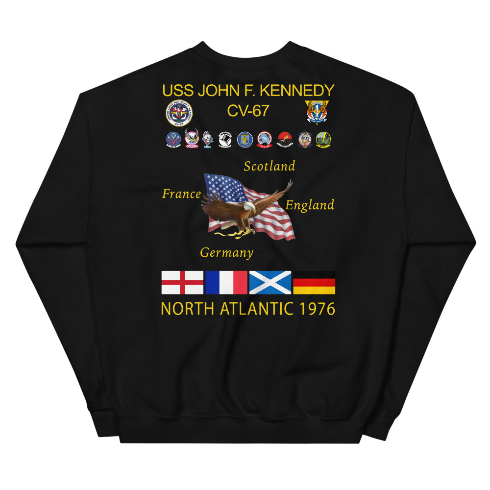 USS John F. Kennedy (CV-67) 1976 Cruise Sweatshirt