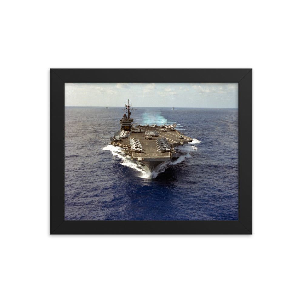 USS John F. Kennedy (CV-67) Framed Ship Photo