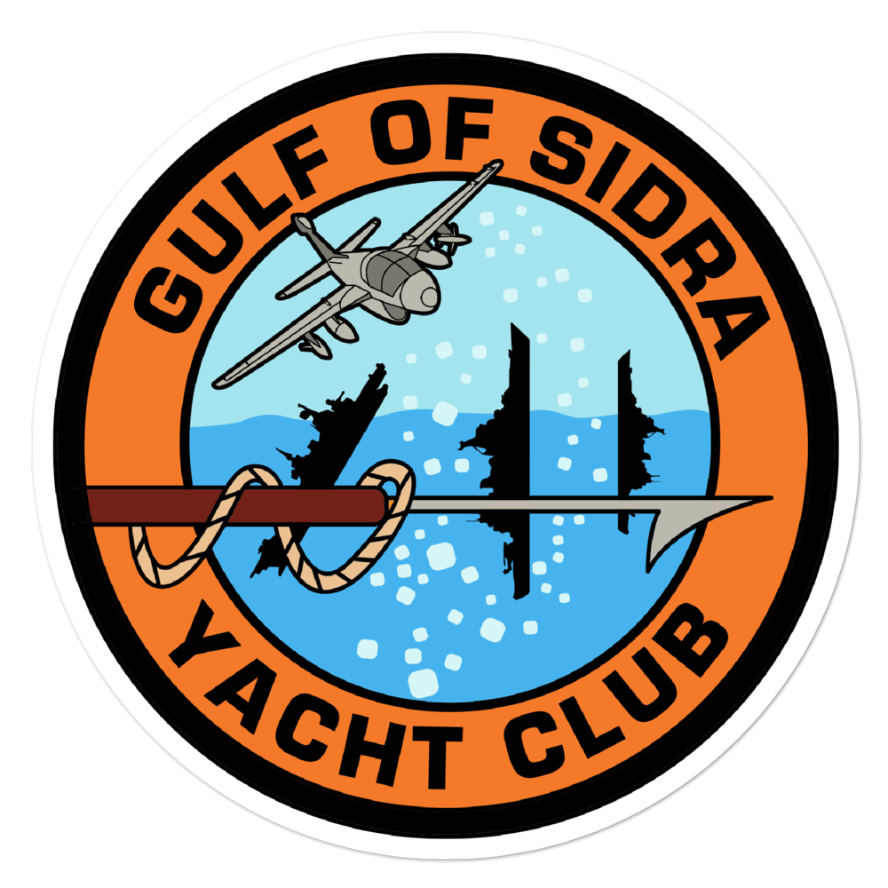 Gulf of Sidra Yacht Club Vinyl Sticker