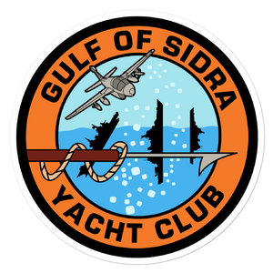 Gulf of Sidra Yacht Club Vinyl Sticker