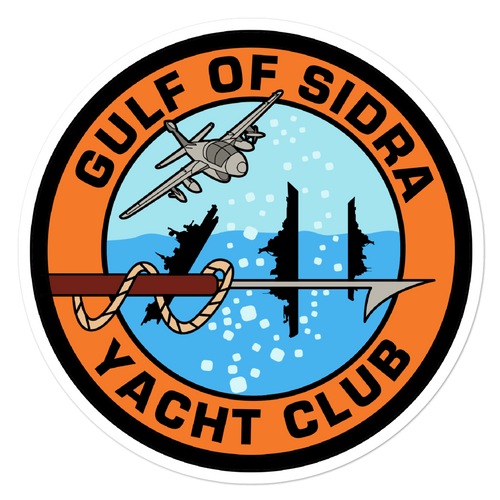 Gulf of Sidra Yacht Club Vinyl Sticker