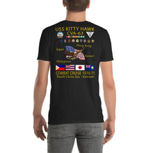 Load image into Gallery viewer, USS Kitty Hawk (CVA-63) 1970-71 Cruise Shirt