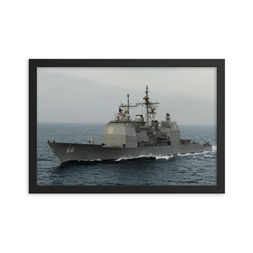 USS Hue City (CG-66) Framed Ship Photo