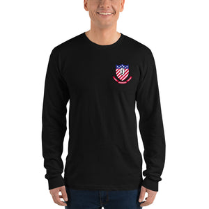 USS Ranger (CV-61) 1982 Long Sleeve Cruise Shirt - Map