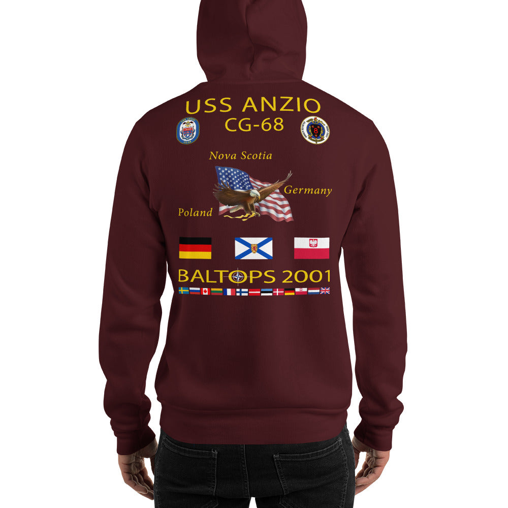 USS Anzio (CG-68) 2001 Cruise Hoodie