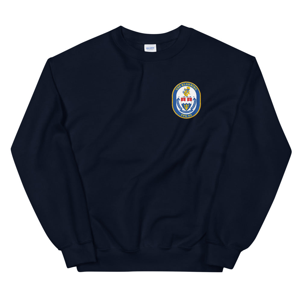 USS Klakring (FFG-42) Ship's Crest Sweatshirt